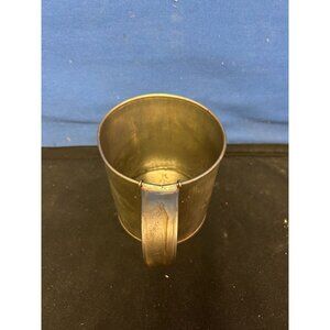 Vintage Brass Camping Mug With Handle